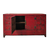 Antique Painted Laquered Chinese Sideboard